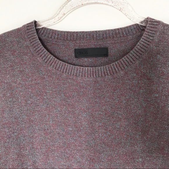 Asos purple crew neck sweater size L - Picture 2 of 6
